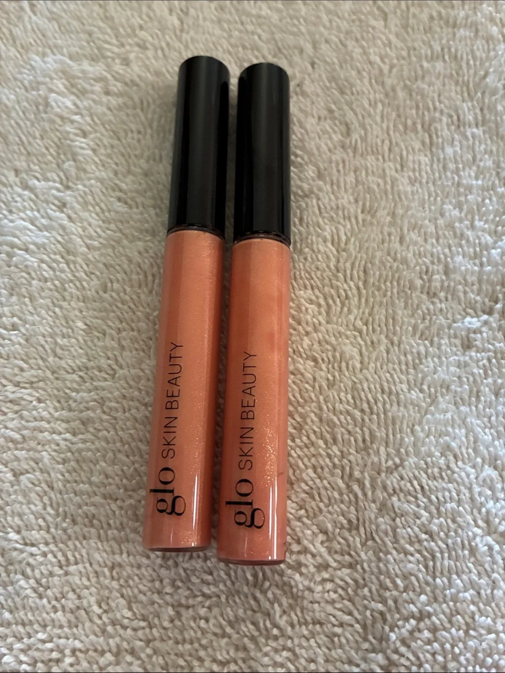 Glo Skin Beauty Peach Coral Lip Gloss Duo - Shimmery Peach Shades